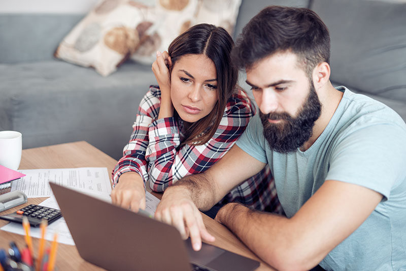 Couple on Computer